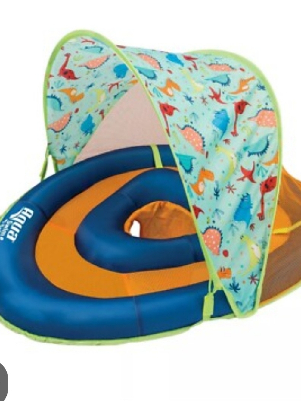 Baby Pool with Canopy - Blue & Orange